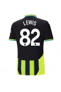 Manchester City Rico Lewis #82 Voetbaltruitje Uit tenue 2024-25 Korte Mouw